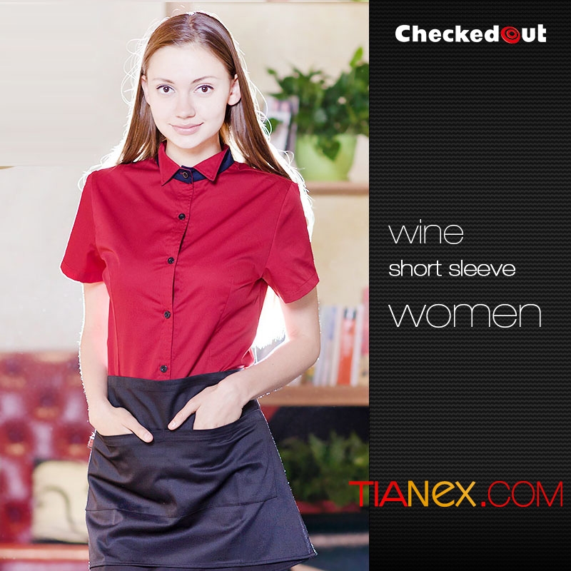 women red short sleeve shirt 